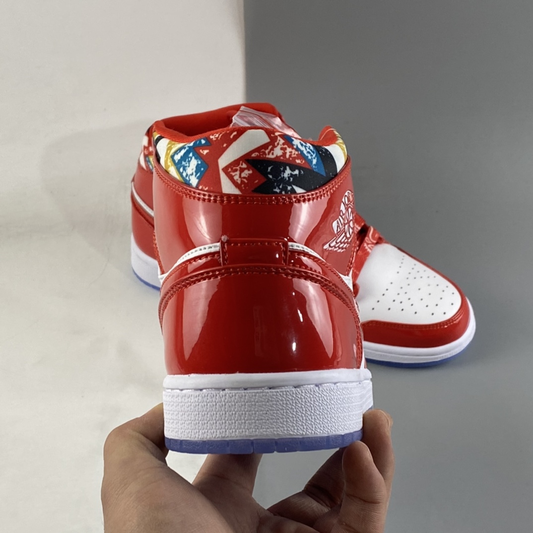 P240 Air Jordan 1 Mid AJ1 乔1 中帮百搭休闲运动板鞋 DC7294-600