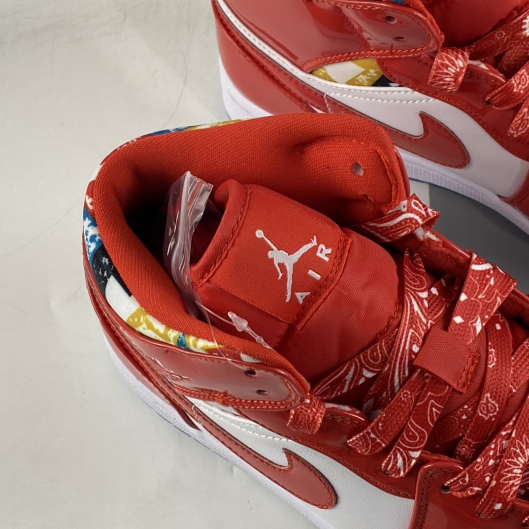 P240 Air Jordan 1 Mid AJ1 乔1 中帮百搭休闲运动板鞋 DC7294-600