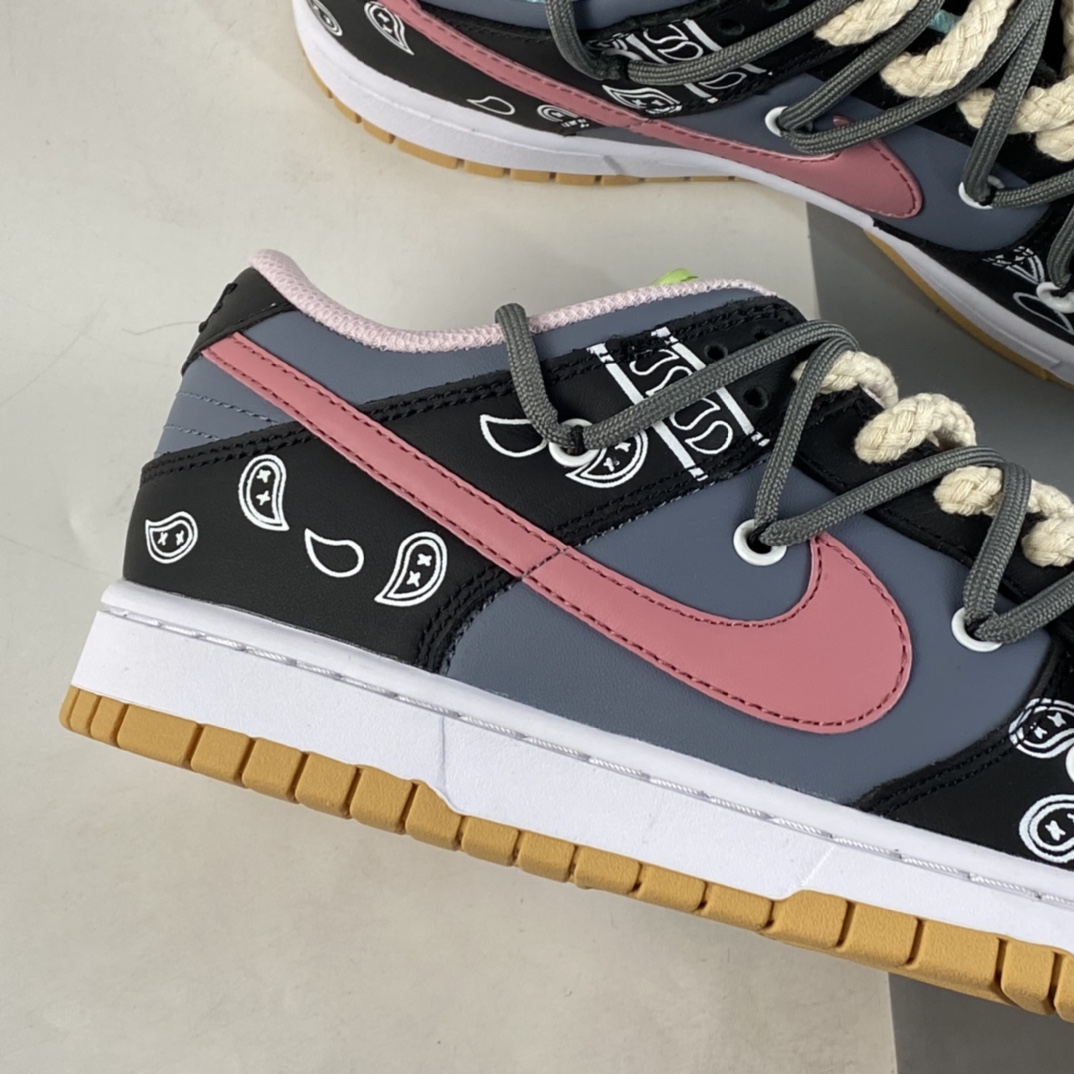 P380 NBA x NIKE Dunk Low SE “Free 99”低帮 解构 复古腰果花 蓝灰 DH0952-001
