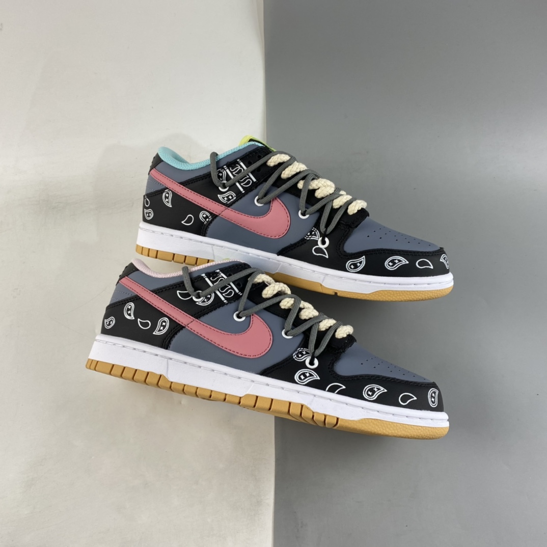 P380 NBA x NIKE Dunk Low SE “Free 99”低帮 解构 复古腰果花 蓝灰 DH0952-001
