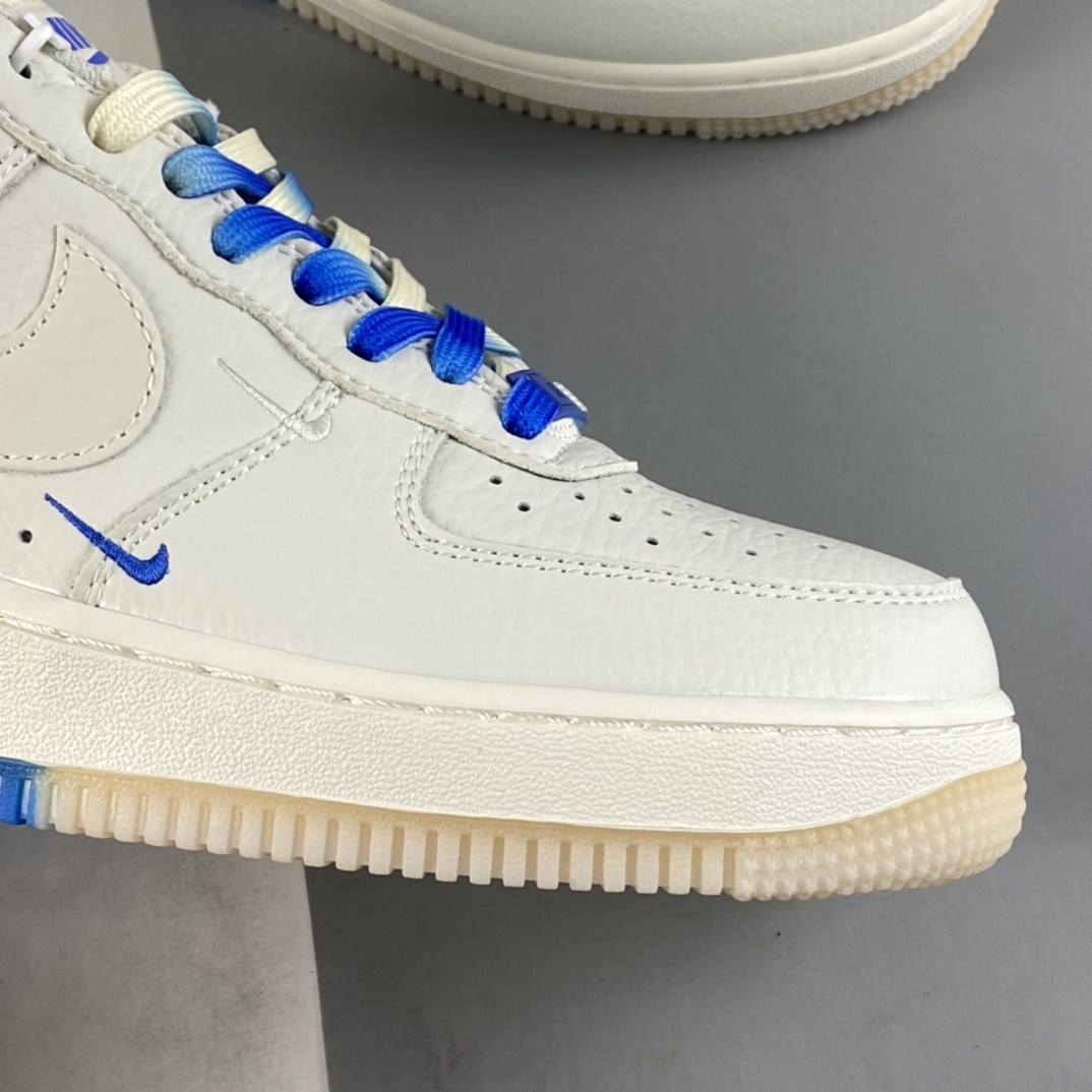 P260 NIKE Air Force 1’07 Low ”米白蓝” 达拉斯独行侠城市限定空军一号低帮休闲板鞋 DH2088-606