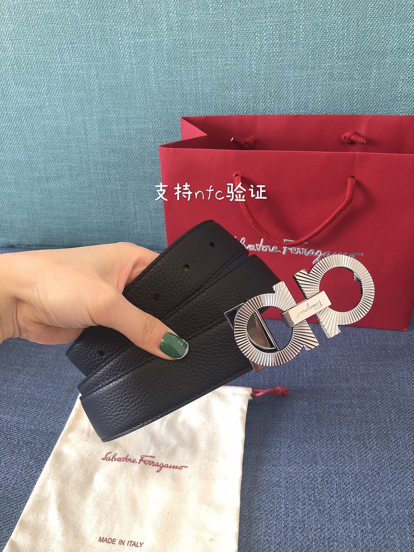 [Ferragamo Belts]Support NFC chip certification Ferragamo Original factory pre