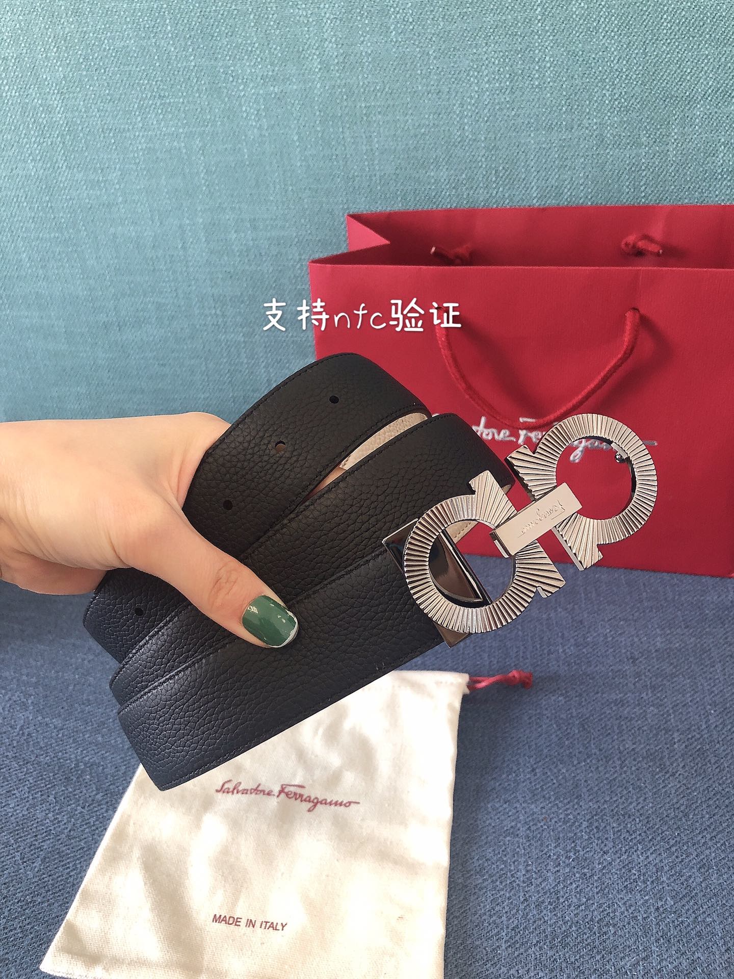 [Ferragamo Belts]Support NFC chip certification Ferragamo Original factory pre