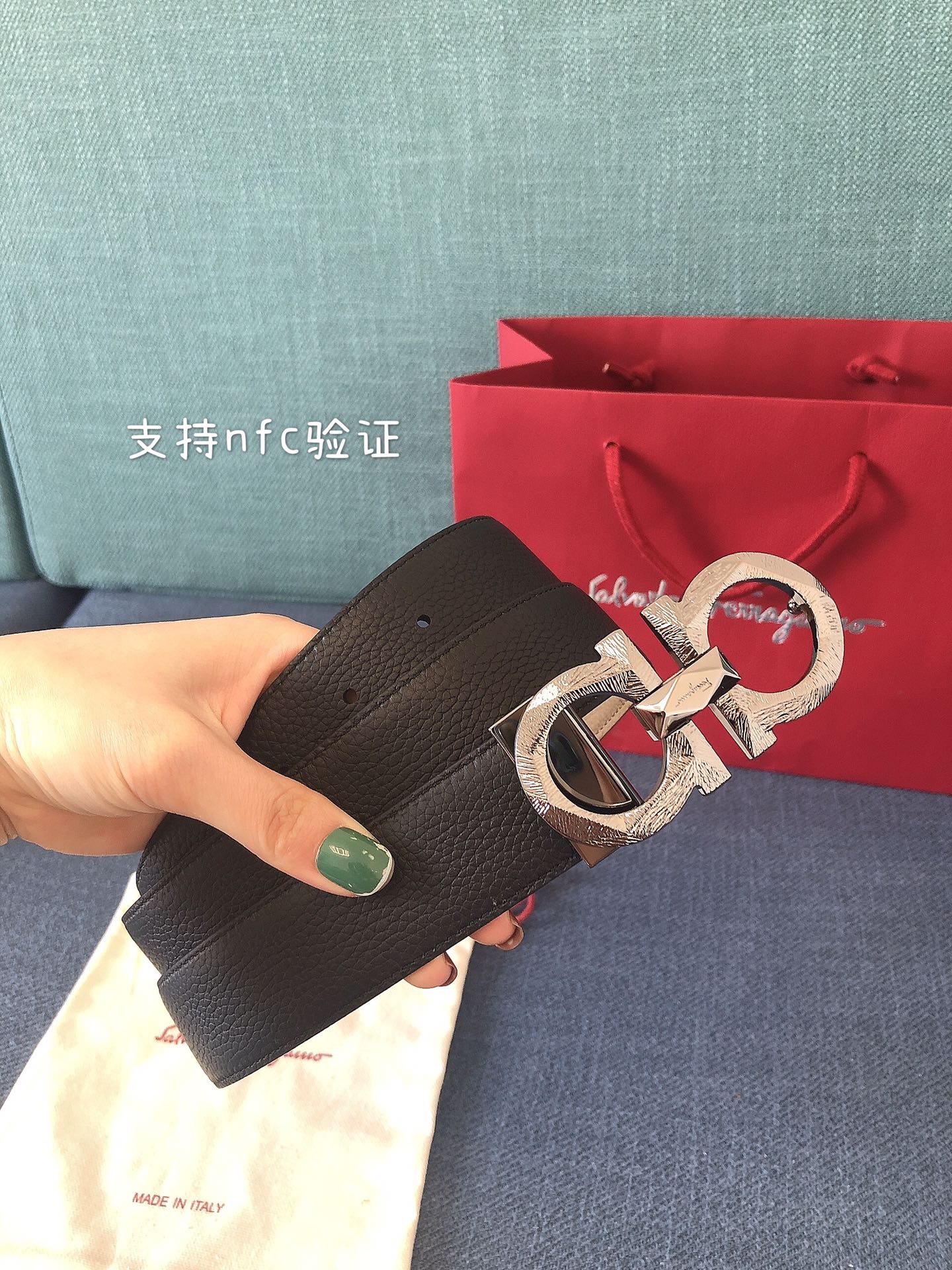 [Ferragamo Belts]Support NFC chip certification Ferragamo Original factory pre
