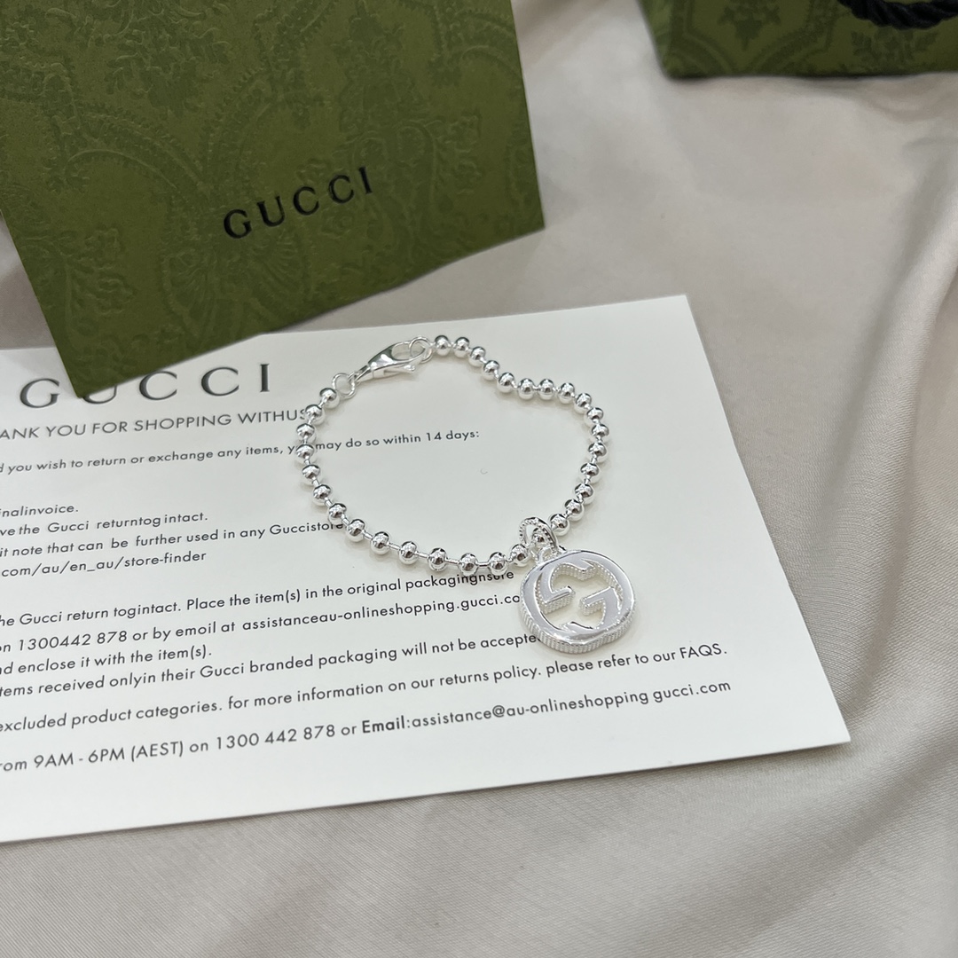 NO:553487,Gucci Gucci 925 sterling silver double G bead bracelet size 17cm 18cm 19cm 20cm, Gucci bracelet, gucci, gucci, bracelet, pure silver19860909Gucci古驰925纯银双G珠子手链 尺寸17cm 18cm 19cm 20cm,古驰手链,gucci,gucci,bracelet,pure silver,Jewelry