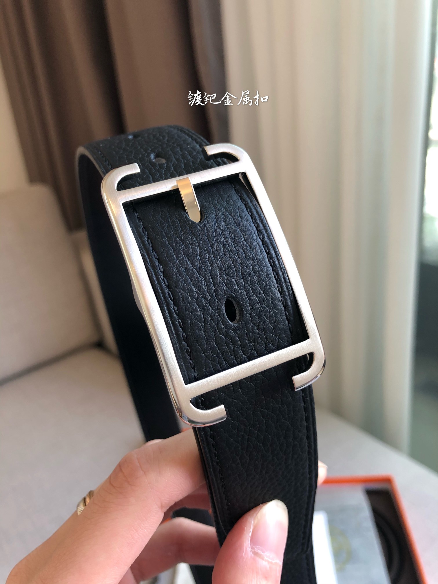 Hermes Society 32 Reversible Belt - Palladium Buckle, 32mm Width 2 a1645807327287 7414