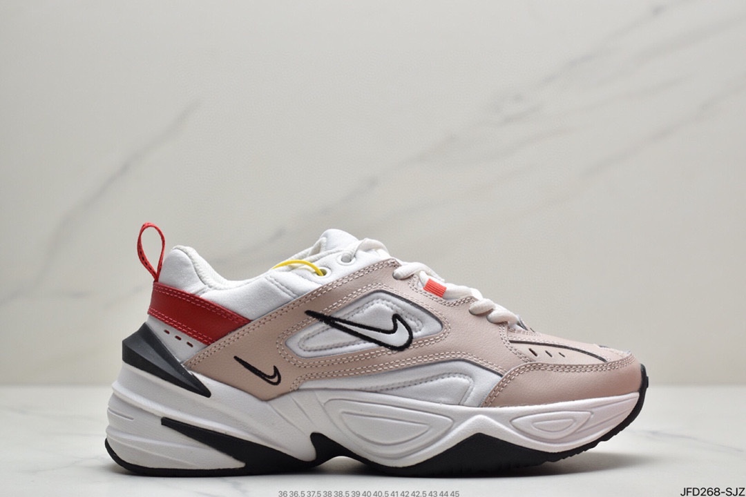 170 公司级耐克Nike M2K Tekno复古潮流百搭休闲运动旅游老爹鞋“珊瑚粉白”AO3108-202