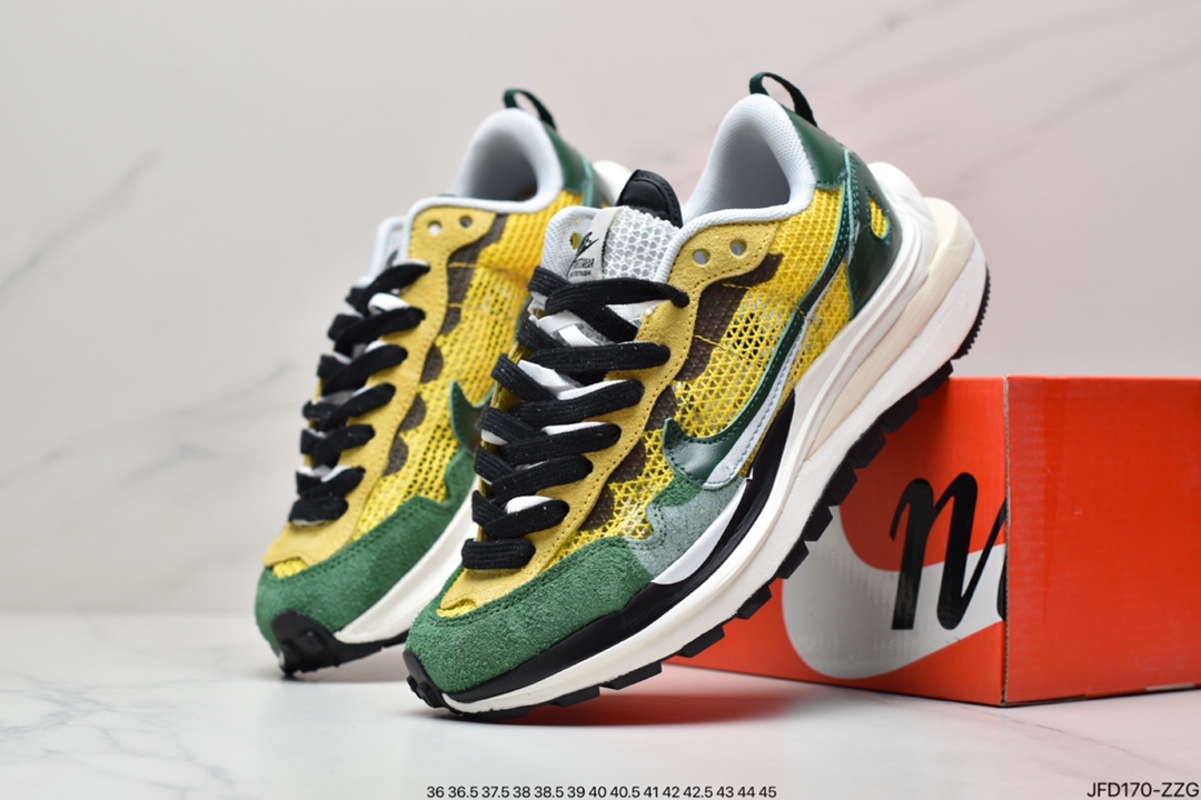 170 公司级Sacai X NIKe vaporWaffle “Tour Yellow ”华夫三代3.0走秀重磅联名 DD1875