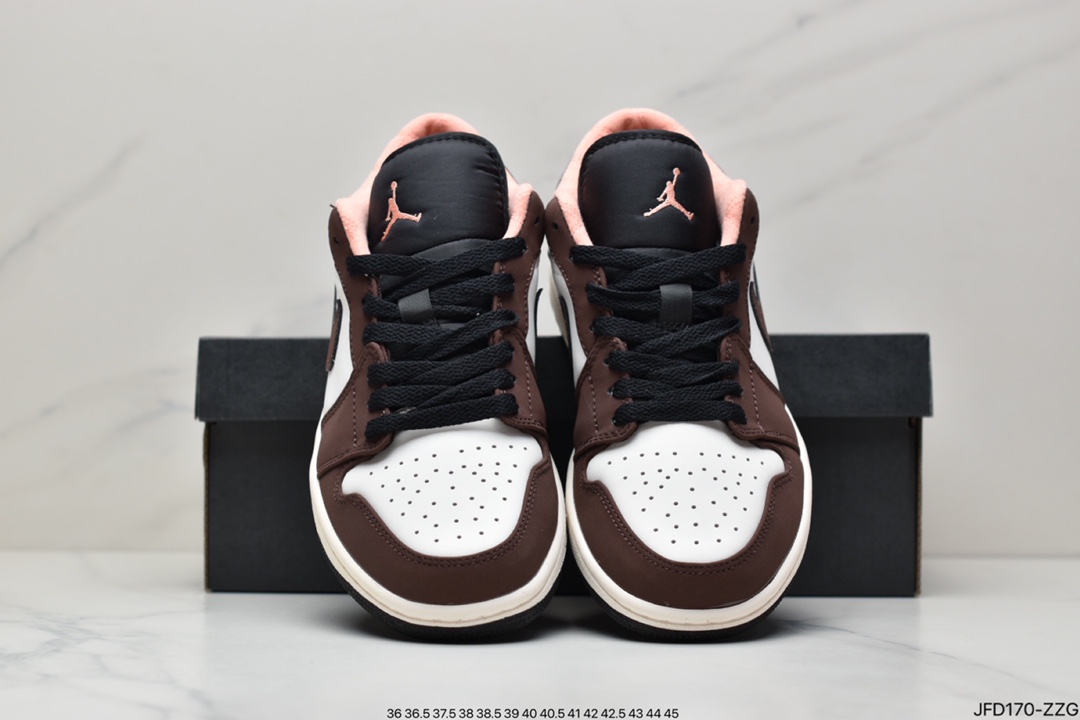 170 Nike Wmns Air Jordan 1 Low ”Light Smoke Grey Gym Red”AJ1篮球鞋DC6991-016