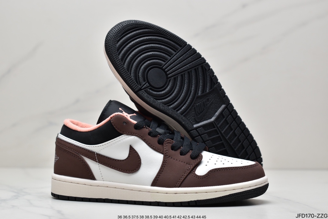 170 Nike Wmns Air Jordan 1 Low ”Light Smoke Grey Gym Red”AJ1篮球鞋DC6991-016