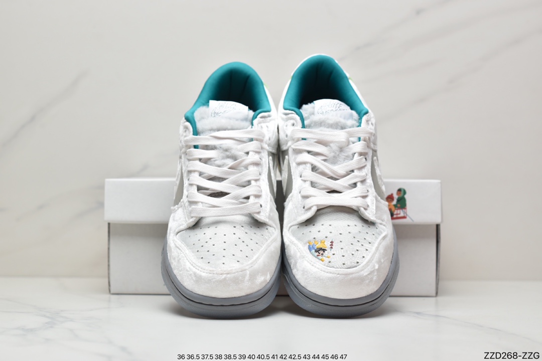 250 Nike SB Dunk Low”Ice”扣篮系列低帮经典百搭休闲运动板鞋“丝绒冬季仙境” DO2326-001