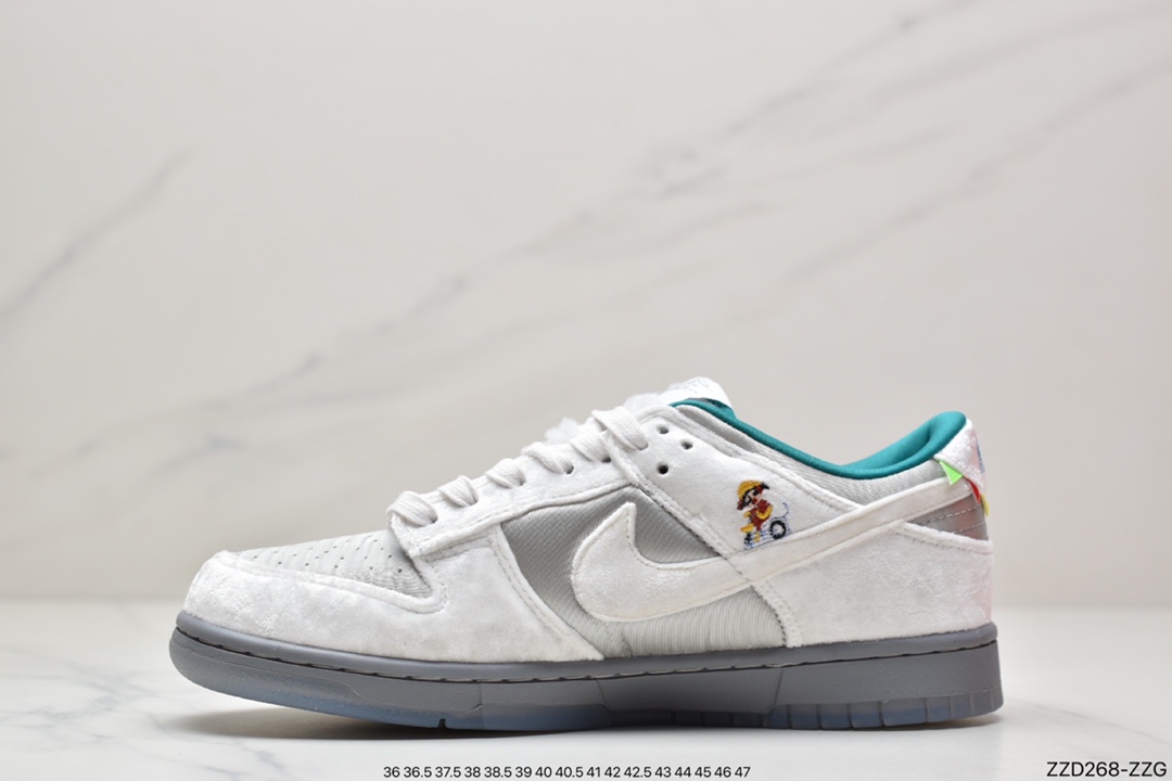 250 Nike SB Dunk Low”Ice”扣篮系列低帮经典百搭休闲运动板鞋“丝绒冬季仙境” DO2326-001