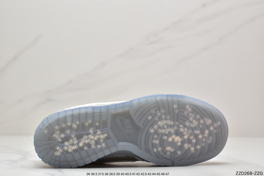 250 Nike SB Dunk Low”Ice”扣篮系列低帮经典百搭休闲运动板鞋“丝绒冬季仙境” DO2326-001