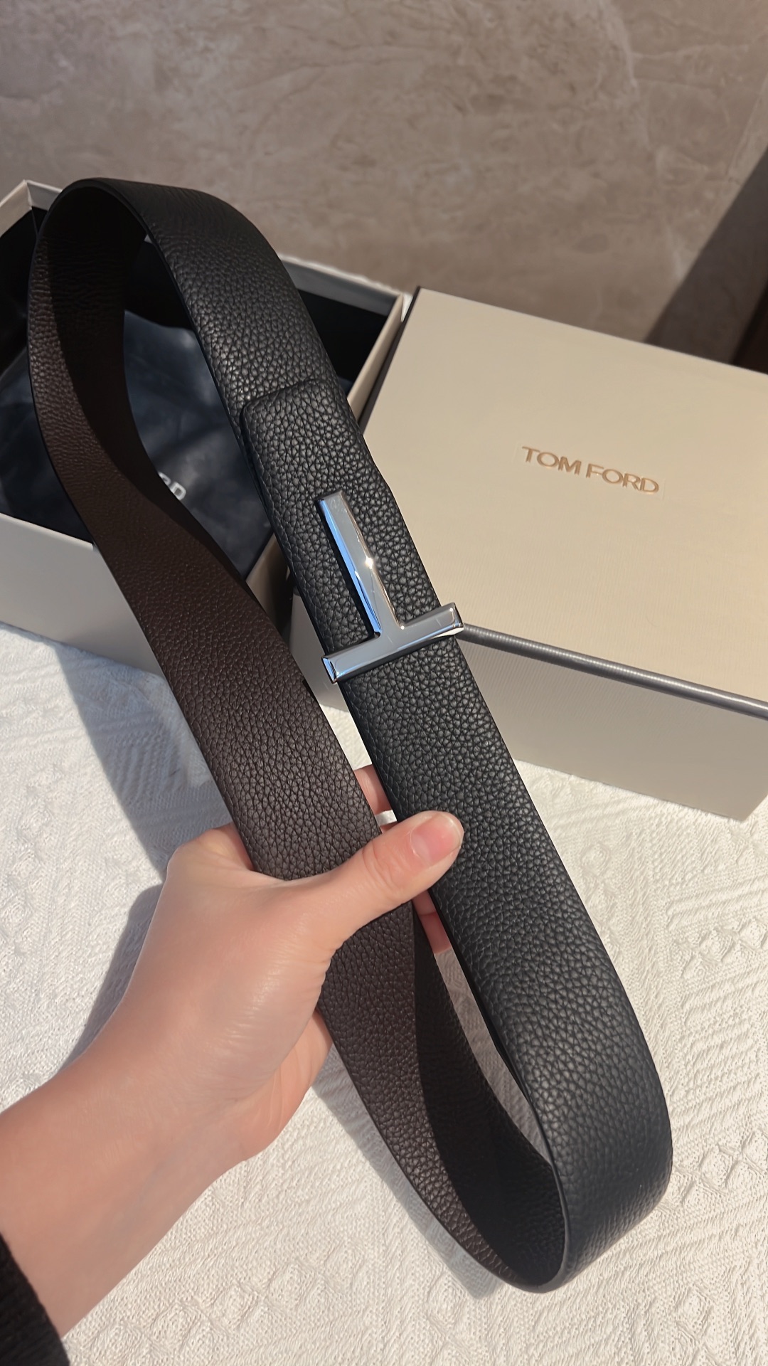Tom Ford’s Real Class: T-Banded Double Belt for Unique Self-Expression and Style