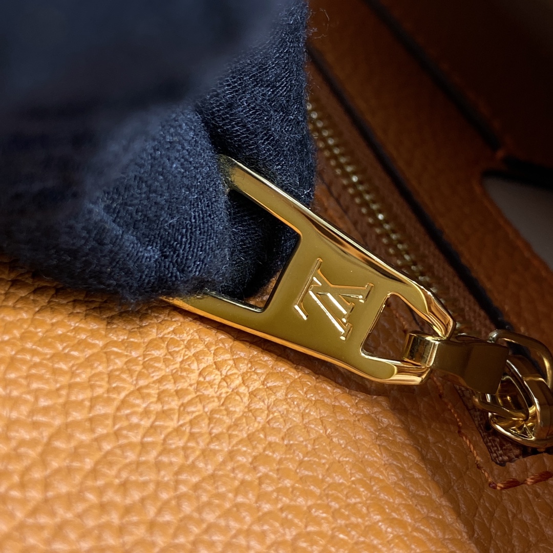 Louis Vuitton LV Pont Handbags Messenger Bags Black Blue Caramel Grey Lychee Pattern Calfskin Cowhide M58967