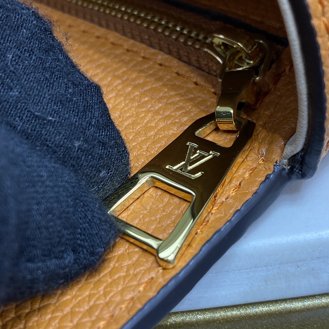 Louis Vuitton LV Pont Handbags Messenger Bags Black Blue Caramel Grey Lychee Pattern Calfskin Cowhide M58727