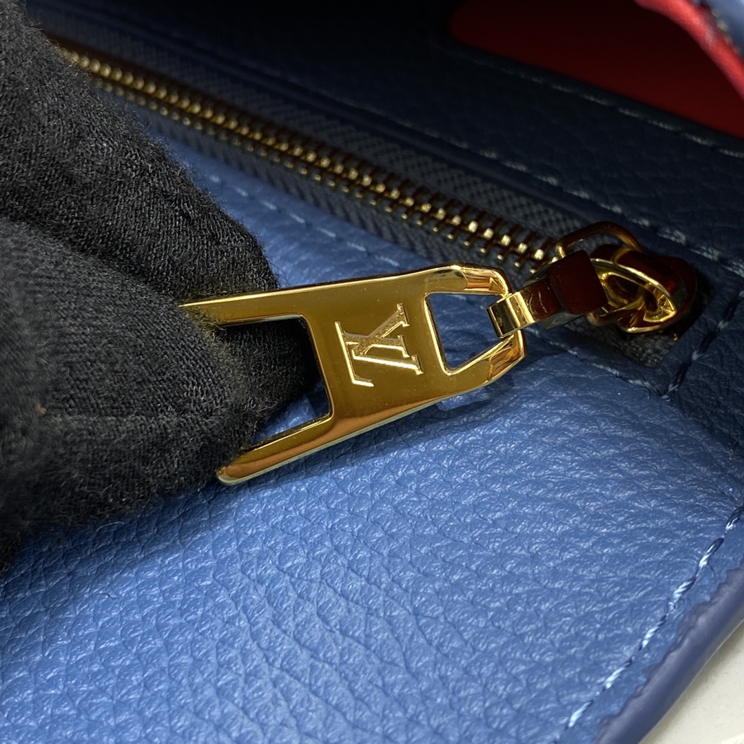 Luxury Cheap
 Louis Vuitton LV Pont Handbags Messenger Bags Black Blue Caramel Grey Lychee Pattern Calfskin Cowhide M58967
