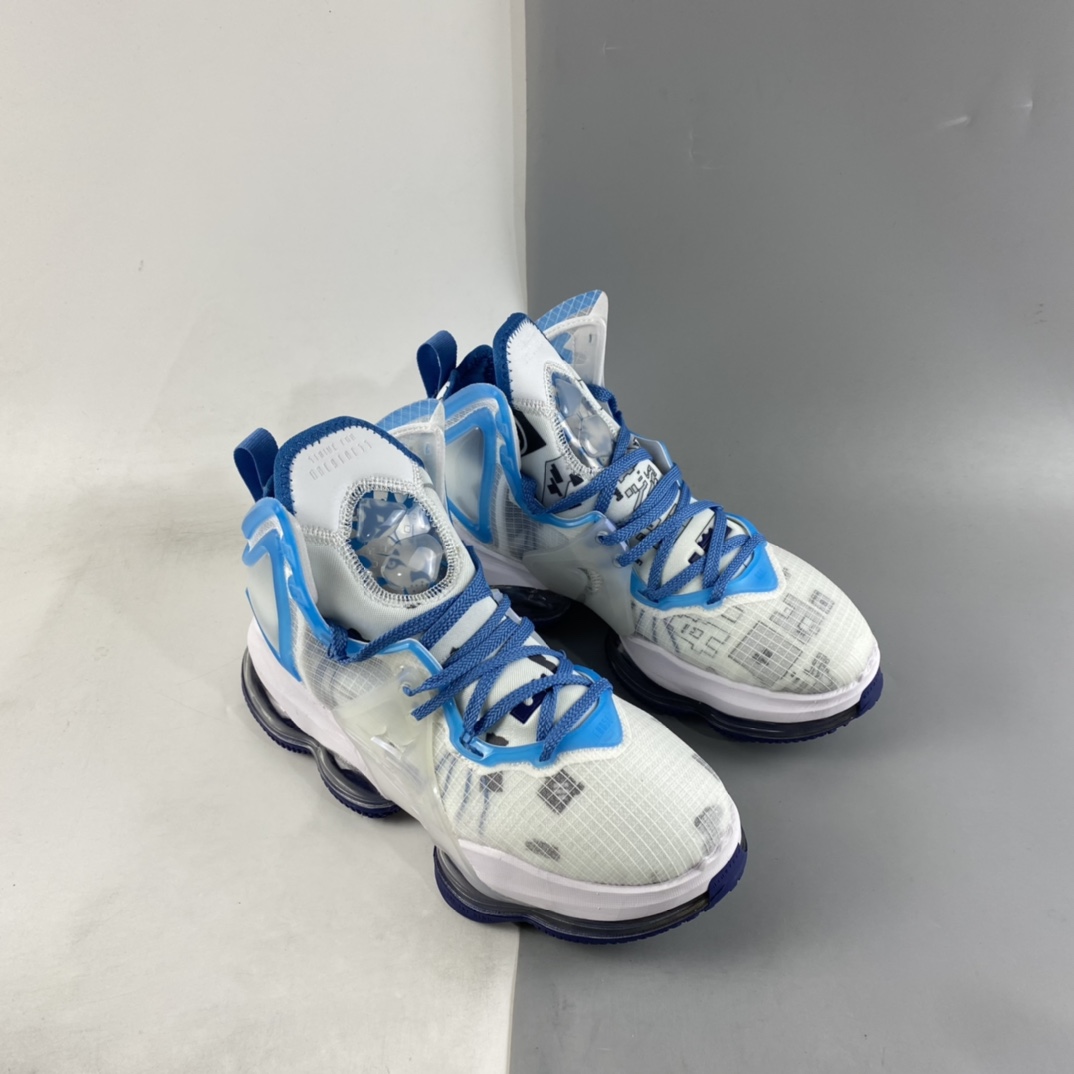 P290 NIKE LeBron XIX EP 詹姆斯19代 冰蓝大灌篮实战篮球鞋 DC9342-100