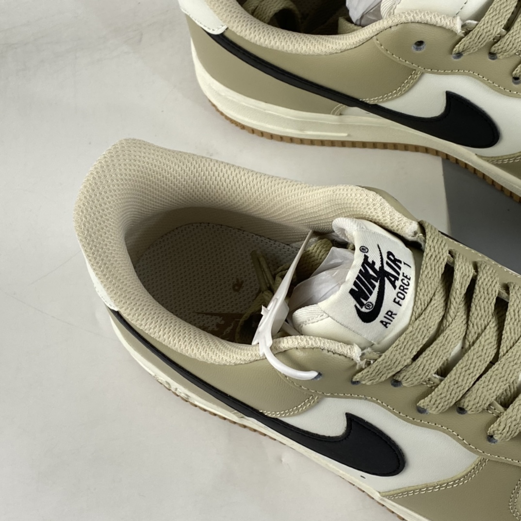 P240 NIKE Air Force 1’07 Low 卡其黑勾 空军一号低帮休闲板鞋 DH5969-633