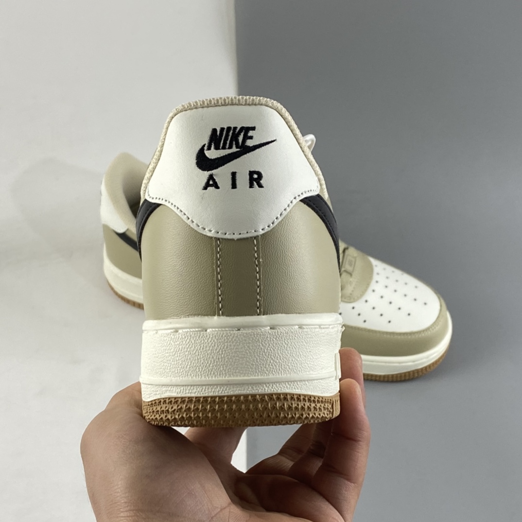 P240 NIKE Air Force 1’07 Low 卡其黑勾 空军一号低帮休闲板鞋 DH5969-633