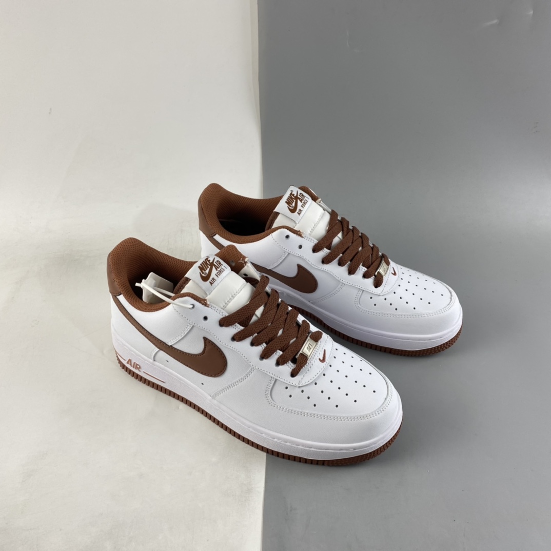 P200 NIKE Air Force 1’07 Low ”Pecan” 巧克力棕 空军一号低帮休闲板鞋 DH7561-100