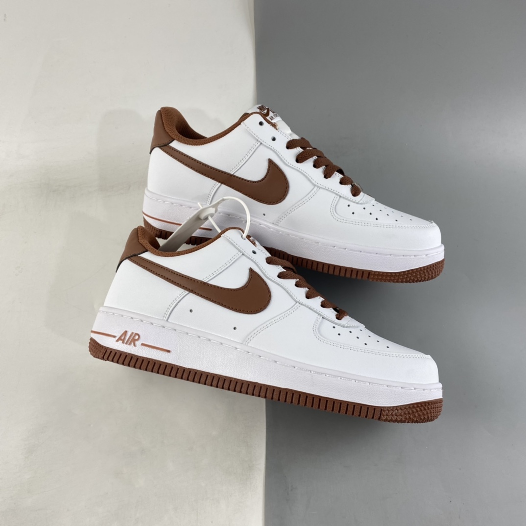 P200 NIKE Air Force 1’07 Low ”Pecan” 巧克力棕 空军一号低帮休闲板鞋 DH7561-100