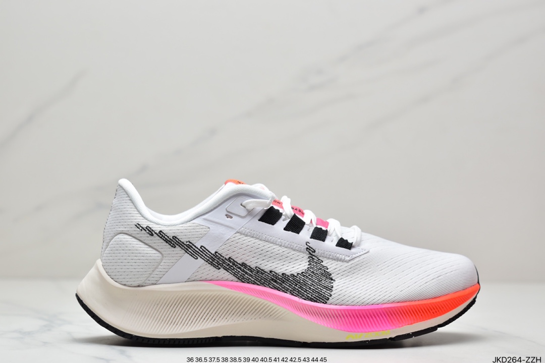 160 公司级 耐克Pegasus 38 登月38代系列九针眼网纱透气缓震疾速跑鞋 DJ5397-100
