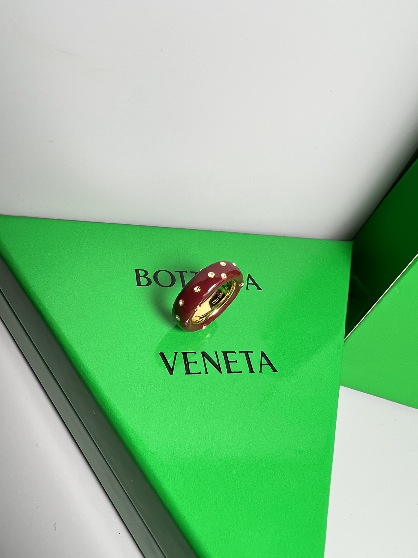 p240. BV ring, 18K gold and silver plating and co-founder oxidating ring - 图片 6
