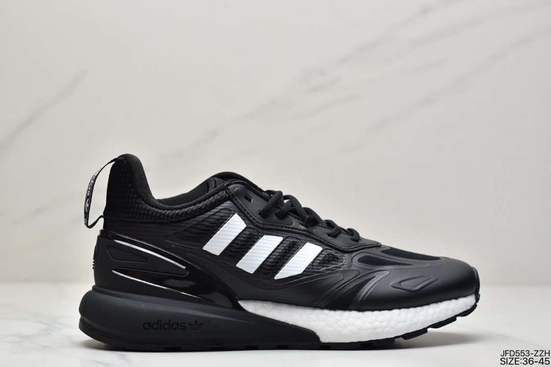 Adidas Originals ZX 2K Boost New Popcorn Cushioning Casual Sports Running Shoes CQ2768