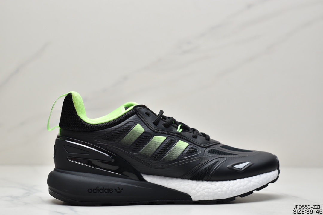 Adidas Originals ZX 2K Boost New Popcorn Cushioning Casual Sports Running Shoes CQ2768