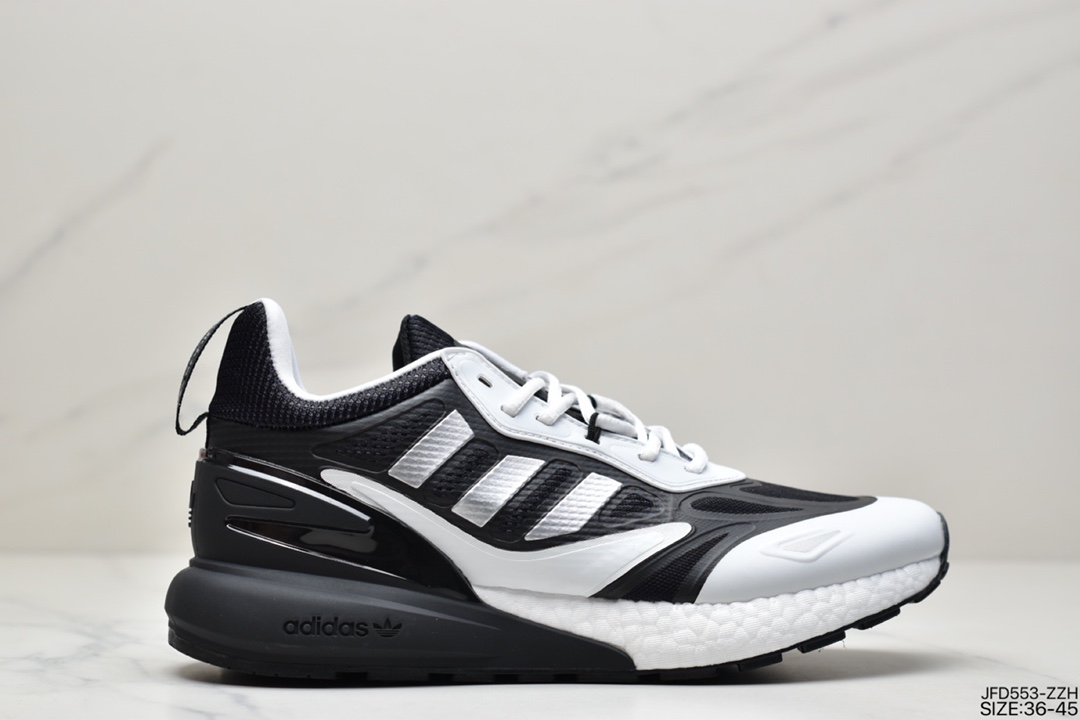 Adidas Originals ZX 2K Boost New Popcorn Cushioning Casual Sports Running Shoes CQ2768