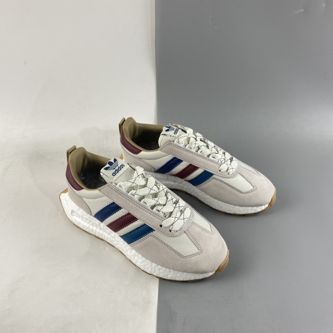 Adidas Retropy E5 Popcorn Midsole Retro Sports Casual Running Shoes GW1635