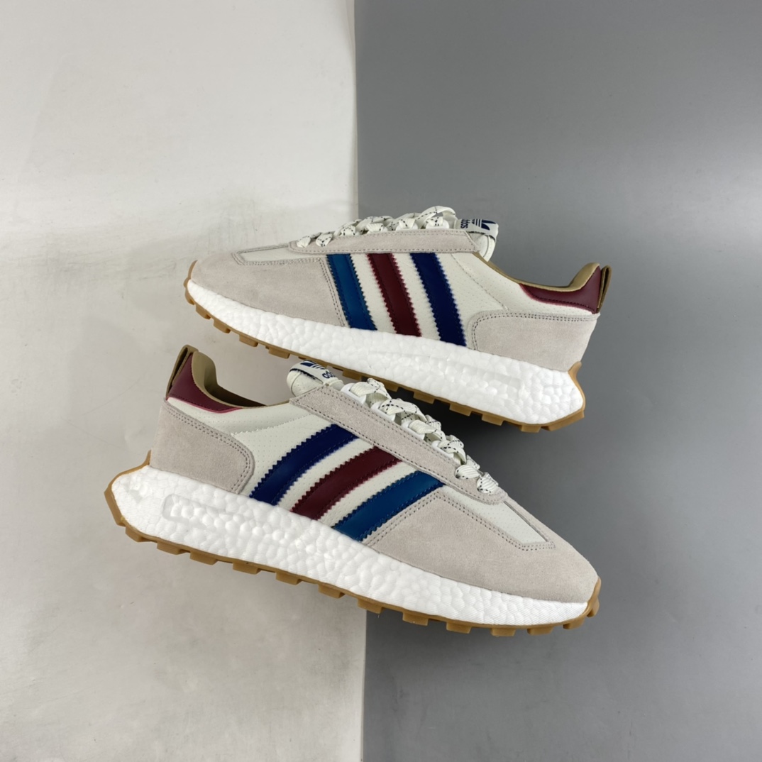 Adidas Retropy E5 Popcorn Midsole Retro Sports Casual Running Shoes GW1635