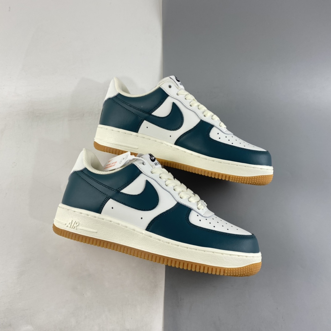 P220 NIKE Air Force 1’07 Low 米白墨绿 空军一号低帮休闲板鞋 AQ2312-306