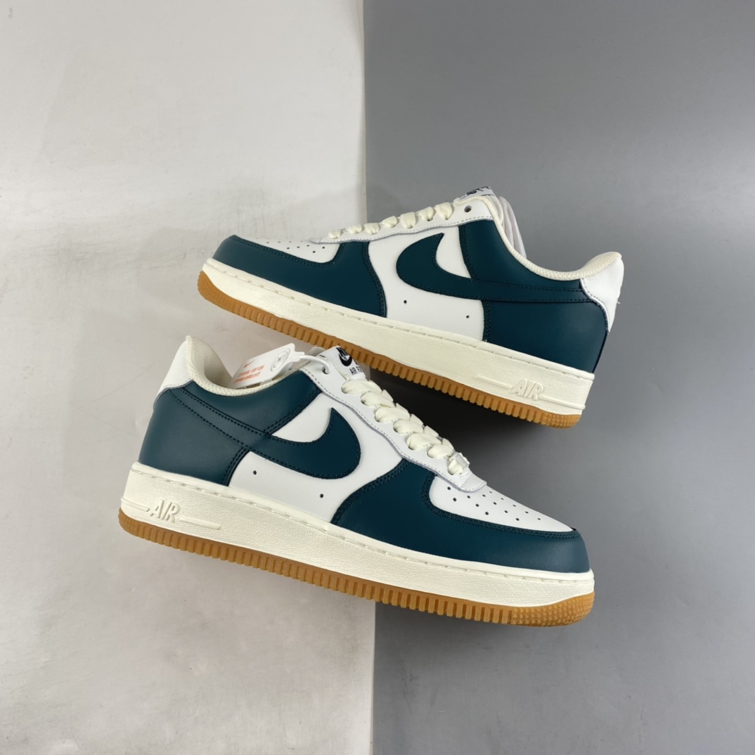 P220 NIKE Air Force 1’07 Low 米白墨绿 空军一号低帮休闲板鞋 AQ2312-306