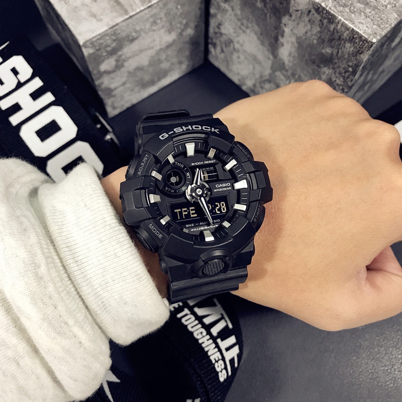 Casio GA-700 Watch Collection: Red, Black, and White – Youthful, Classic, and Reliable - 图片 2