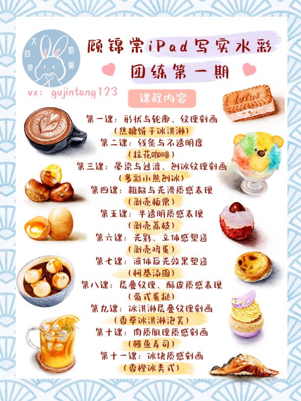 【19.9[红包]·《顾锦棠iPad写实水彩团练第