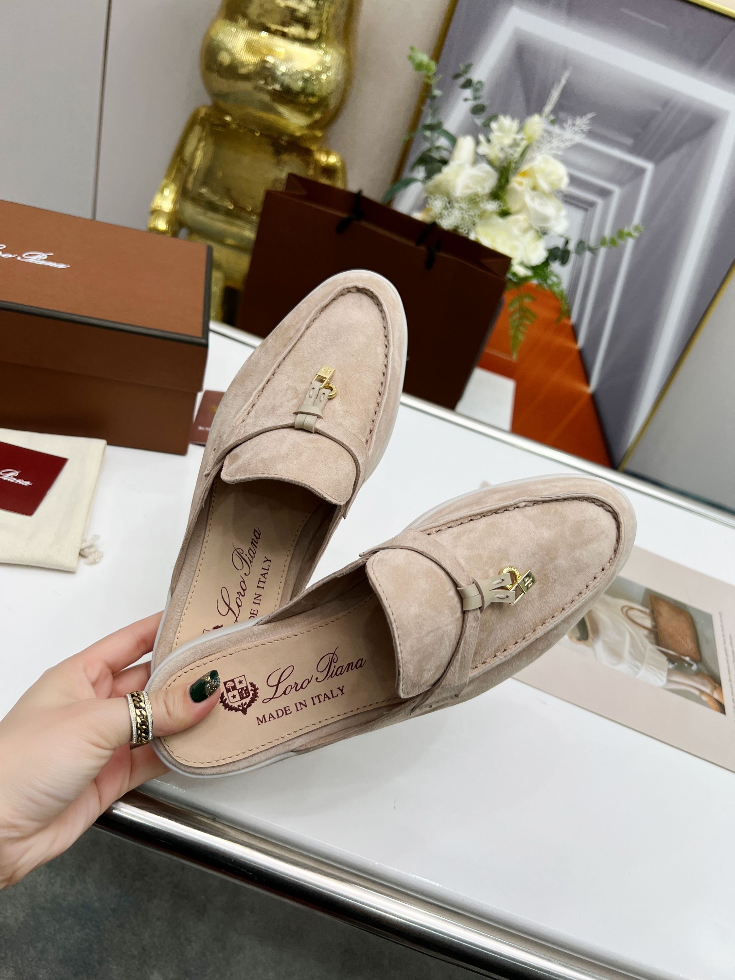 . Loro Piana * nivel superior auténtico comprar réplica original 1:1 fue fundada en solitario el 24 