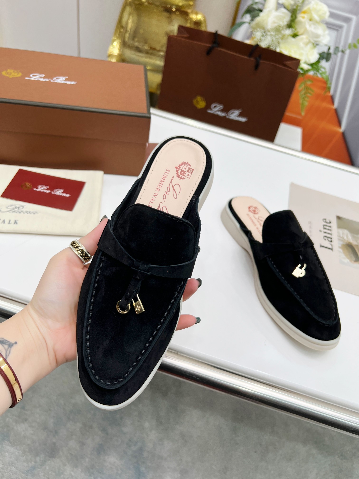 . Loro Piana * nivel superior auténtico comprar réplica original 1:1 fue fundada en solitario el 24 