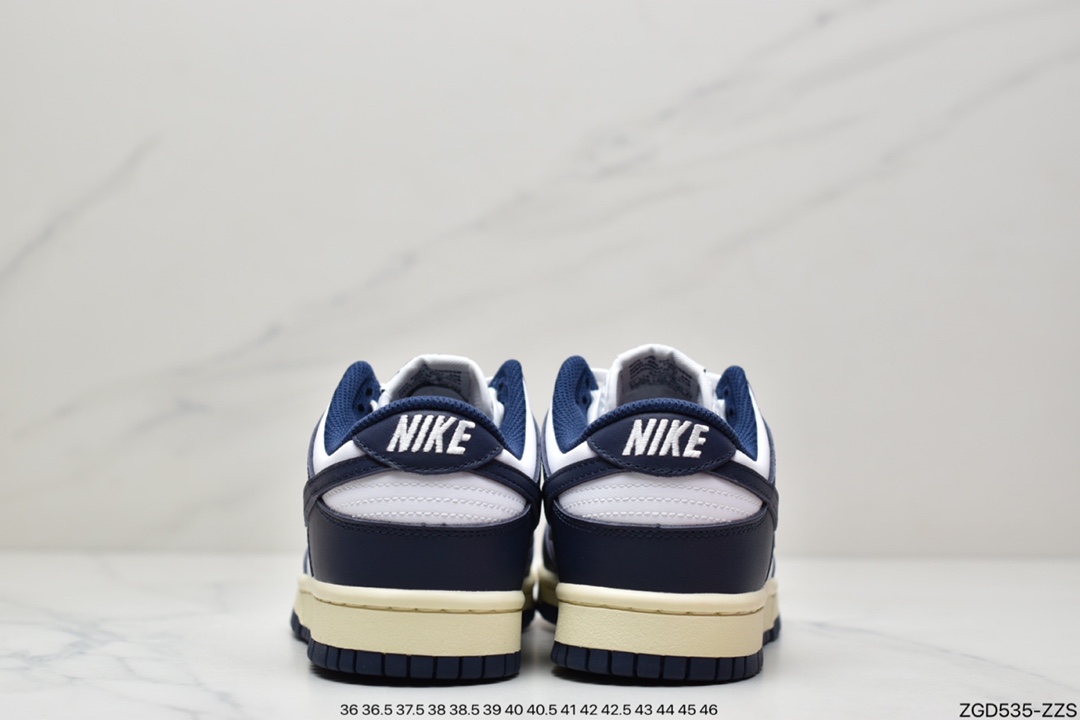 290 公司级纯原Nike Dunk Low 黑曜石 白深蓝 低帮 运动休闲板鞋 DD1503-115