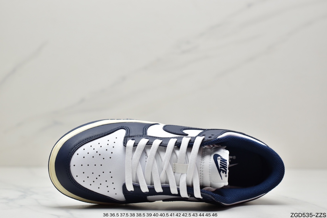 290 公司级纯原Nike Dunk Low 黑曜石 白深蓝 低帮 运动休闲板鞋 DD1503-115