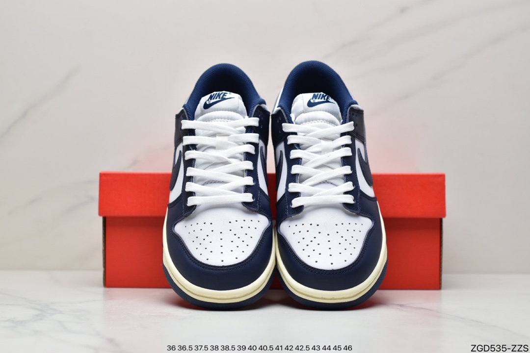 290 公司级纯原Nike Dunk Low 黑曜石 白深蓝 低帮 运动休闲板鞋 DD1503-115