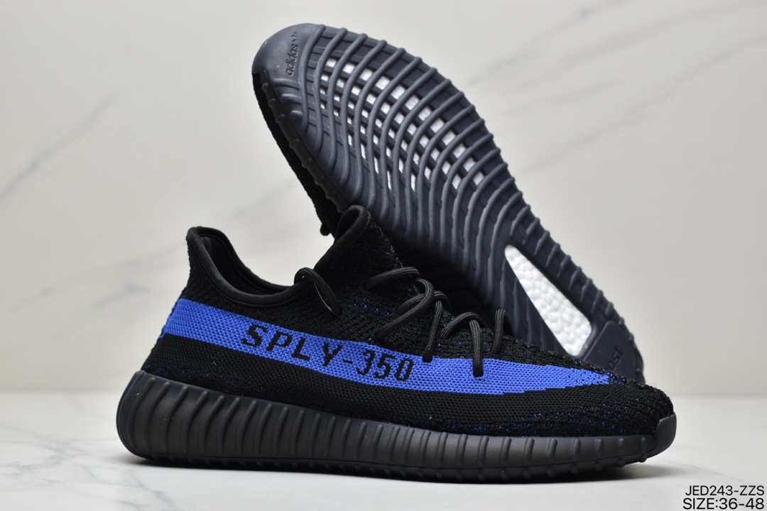 Yeezy Boost 350V2 Versatile Lightweight Popcorn Midsole Casual Sports Jogging Shoes