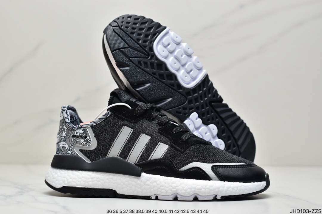 Adidas Nite Jogger 2019 Boost Nightcrawler Retro Running Shoes FW6693