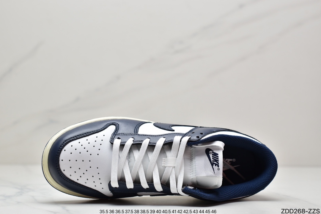 230 公司级耐克Nike SB Dunk Low”Aged Navy”扣篮系列低帮休闲运动滑板板鞋DD1503-115