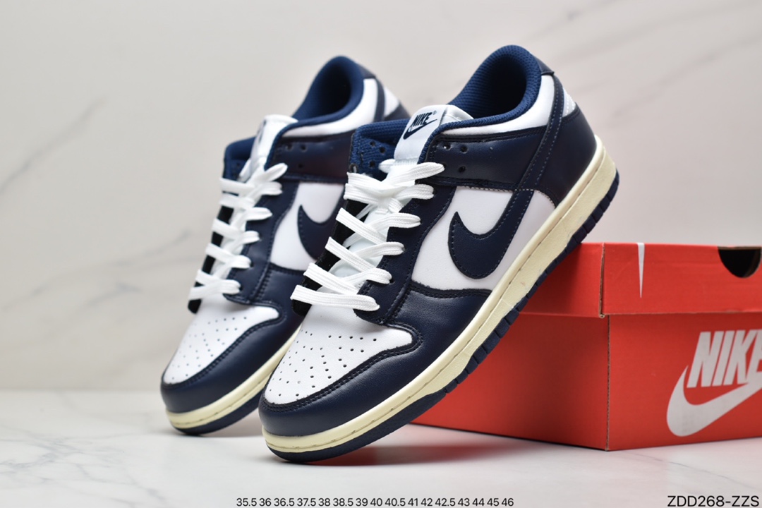 230 公司级耐克Nike SB Dunk Low”Aged Navy”扣篮系列低帮休闲运动滑板板鞋DD1503-115