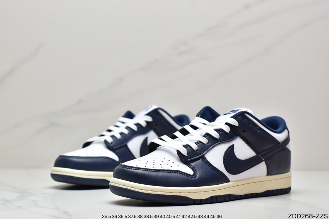 230 公司级耐克Nike SB Dunk Low”Aged Navy”扣篮系列低帮休闲运动滑板板鞋DD1503-115