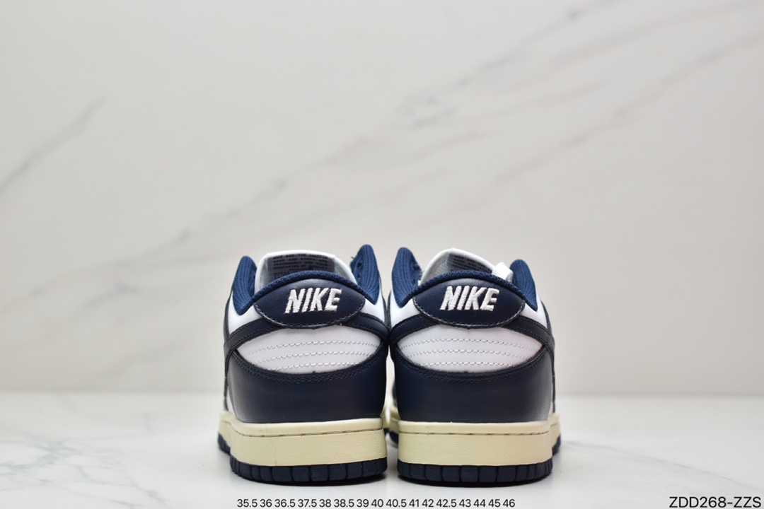 230 公司级耐克Nike SB Dunk Low”Aged Navy”扣篮系列低帮休闲运动滑板板鞋DD1503-115