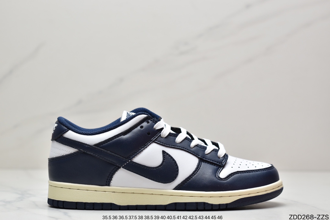 230 公司级耐克Nike SB Dunk Low”Aged Navy”扣篮系列低帮休闲运动滑板板鞋DD1503-115