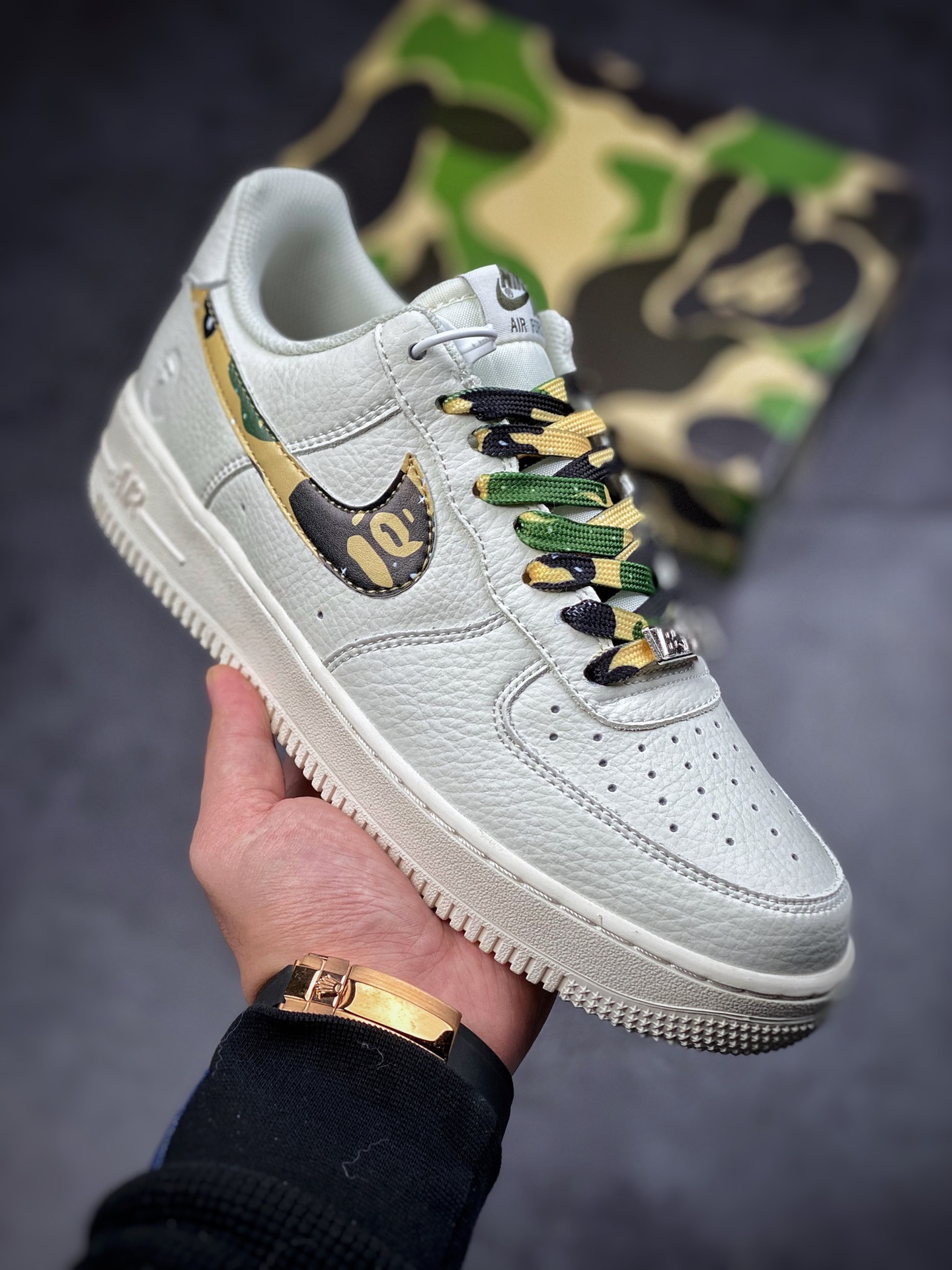 200 Bape x Nike Air Force 1 ’07 Low  ”迷彩配色” AA1365-118